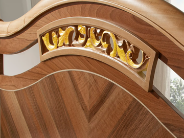 PRESTIGE 2 - Wooden king size bed by CASA +39 - view 3